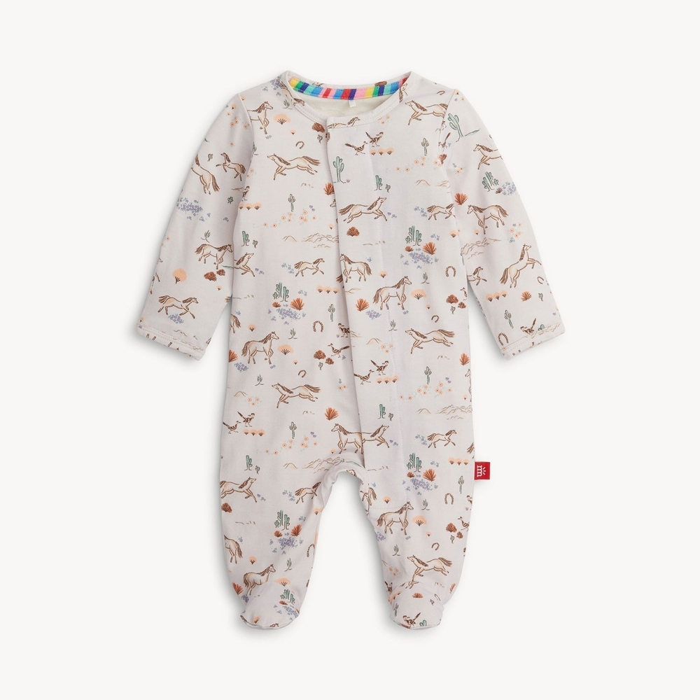 (NWT) Magnetic Me Right Fit Footie Born To Run